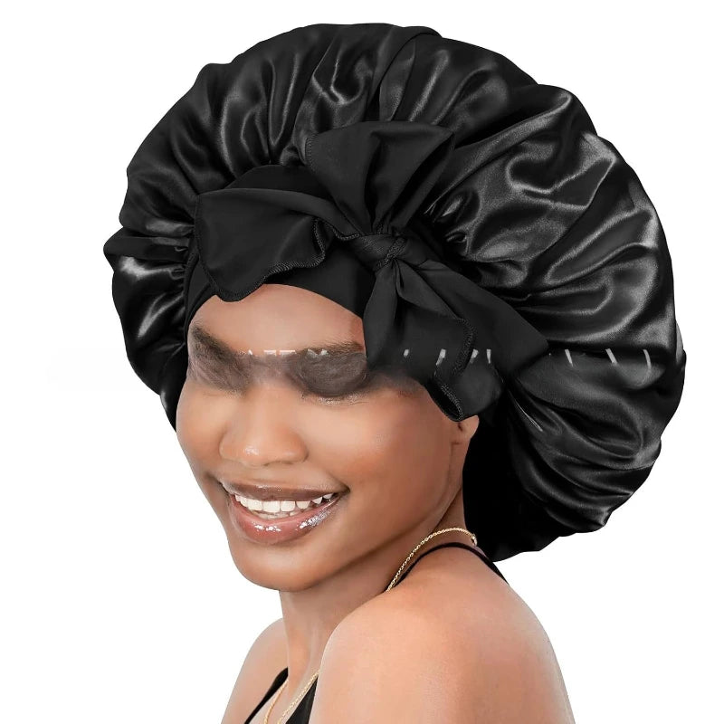 Bonnet de sommeil confortable pour la protection des cheveux