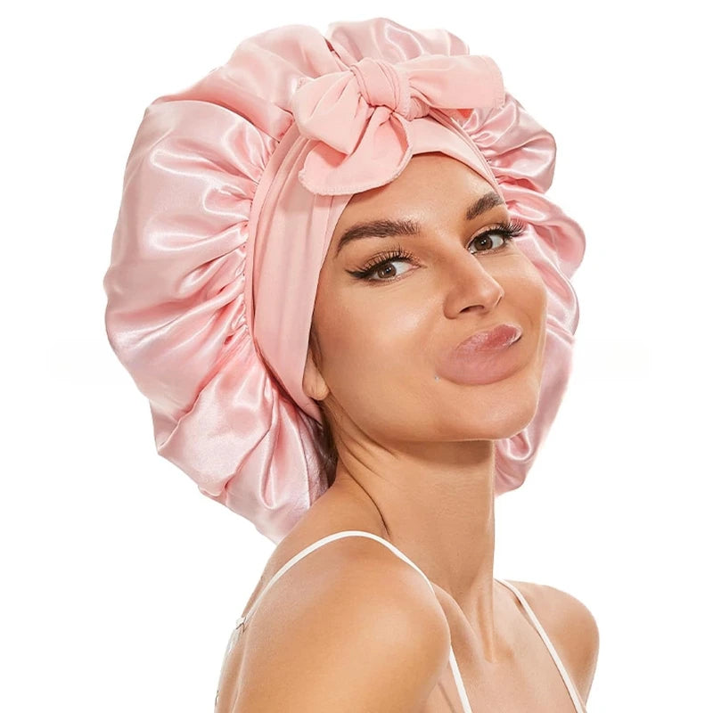 Bonnet de sommeil confortable pour la protection des cheveux