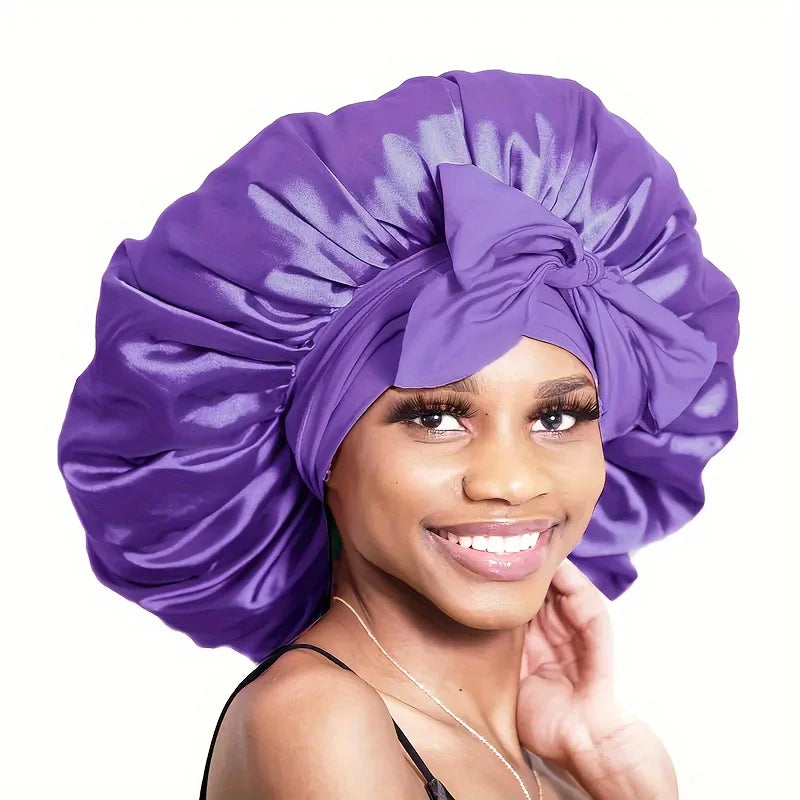 Bonnet de sommeil confortable pour la protection des cheveux