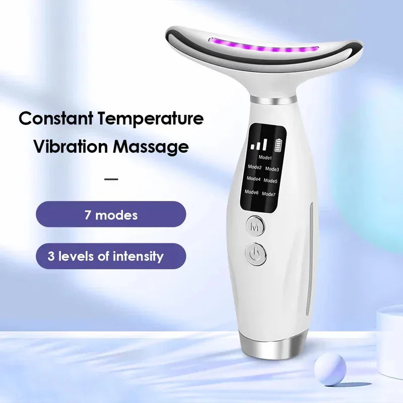 Appareil Anti-Rides & Raffermissant Visage | LED & Vibrations