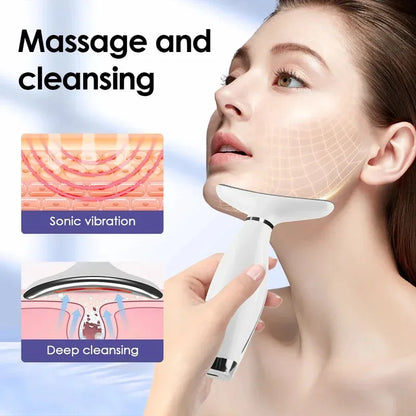 Appareil Anti-Rides & Raffermissant Visage | LED & Vibrations